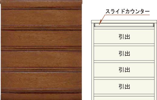 仏壇台　ドルチェ　60-4段