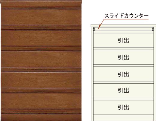 仏壇台　ドルチェ　60-5段